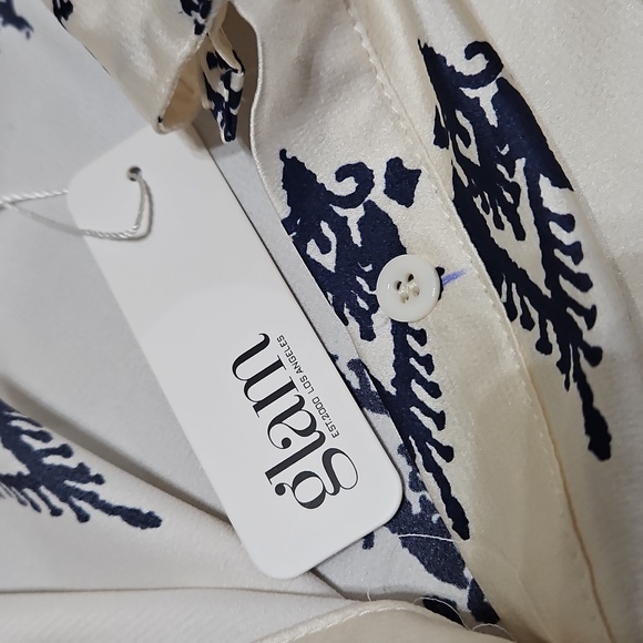 Glam Cream and Navy Casual Dress - Picture 10 of 12